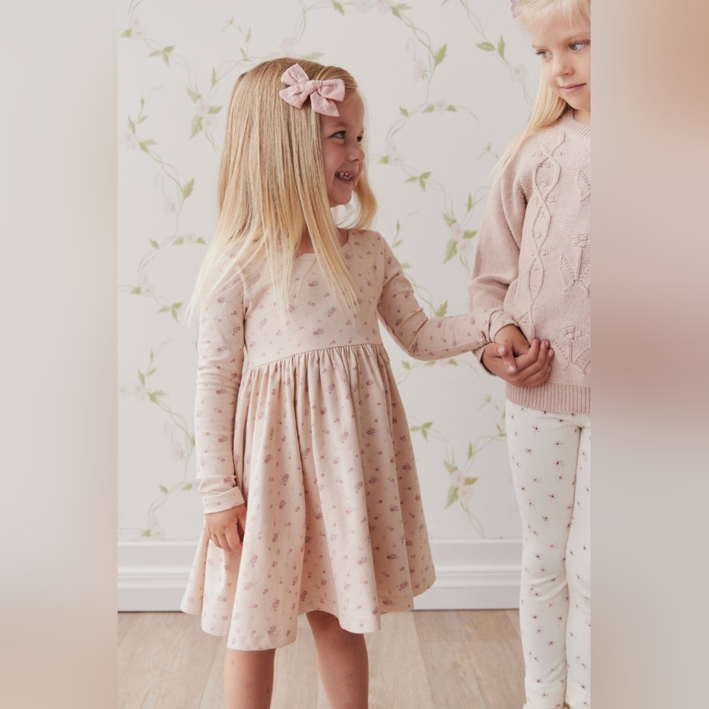 Jamie Kay Organic Cotton Tallulah Dress - Cindy Whisper 2 YR